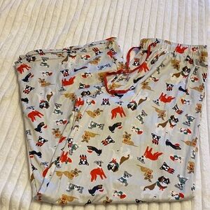 Women's Playful Dog Print Pajama Pants